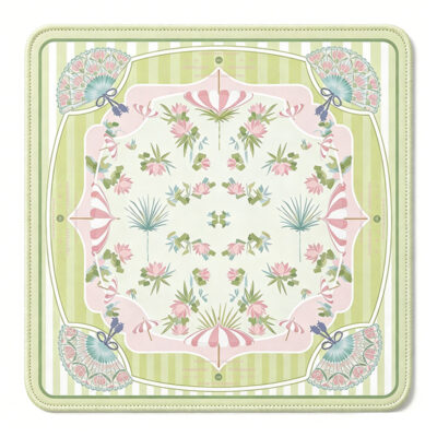 Lotus Fan Garden Mahjong Mat