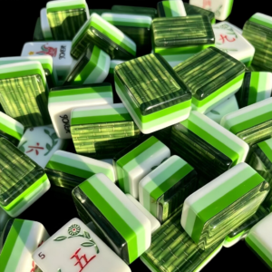 Green Bamboo Mahjong Tiles