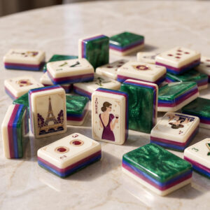 Parisian Reverie Mahjong Tiles