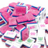 Pink Glitter Mahjong Tiles