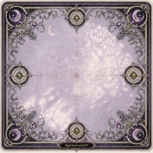 Black Halloween Mahjong Mat
