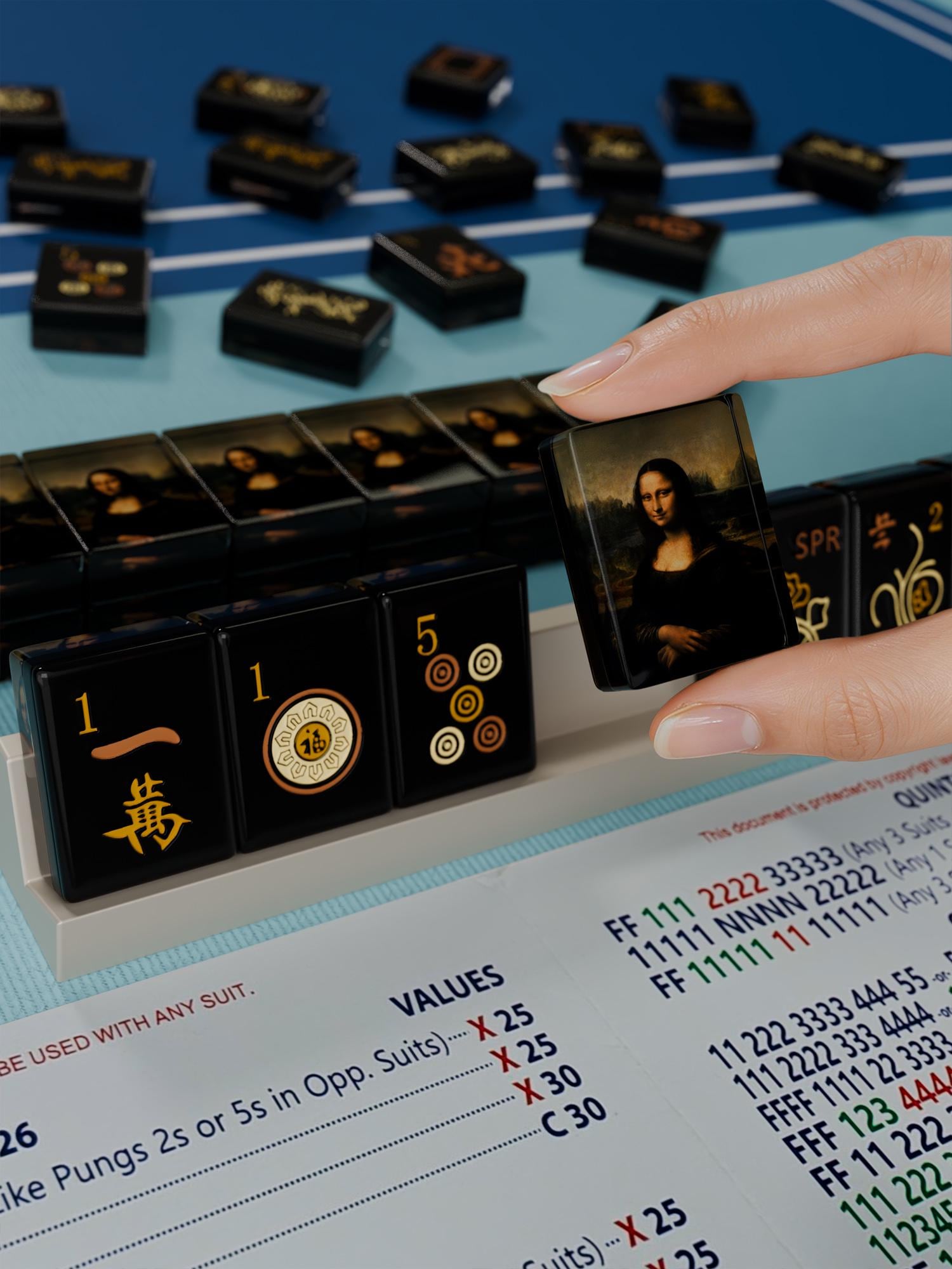 Mona Lisa Mahjong Tiles