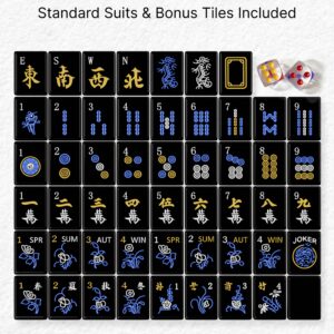 Starry Night Mahjong Tiles detail view 3