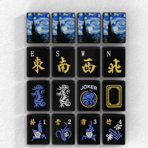Starry Night Mahjong Tiles detail view 4